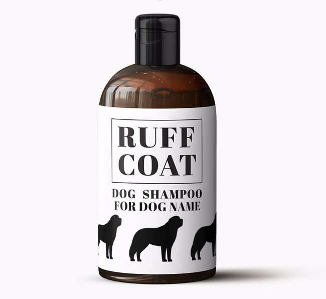 Personalised Dog Shampoo 'Ruff Coat' for {dogsName}